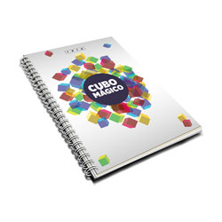 Caderno Personalizado - Capa Dura - Wire-o Caderno Personalizado - Capa Dura - Wire-o