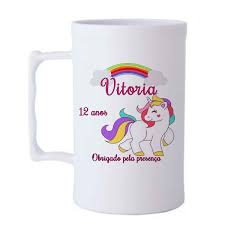 Caneca Acrílica Branca 400ml